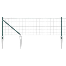 Hek met Paal Groen 0,4 x 25 m Staal en PVC