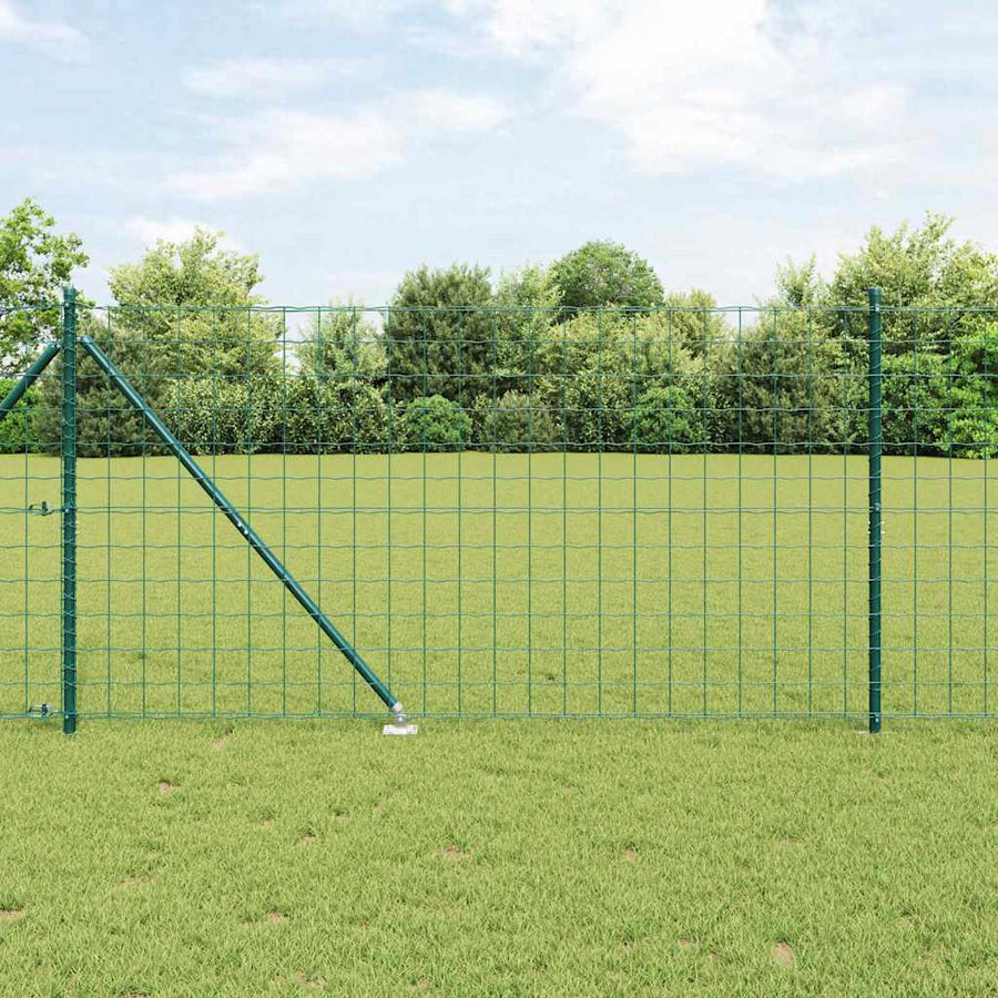 Hek met Paal Groen 1,2 x 25 m Staal