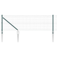 Hek met Paal Groen 0,4 x 50 m Staal en PVC