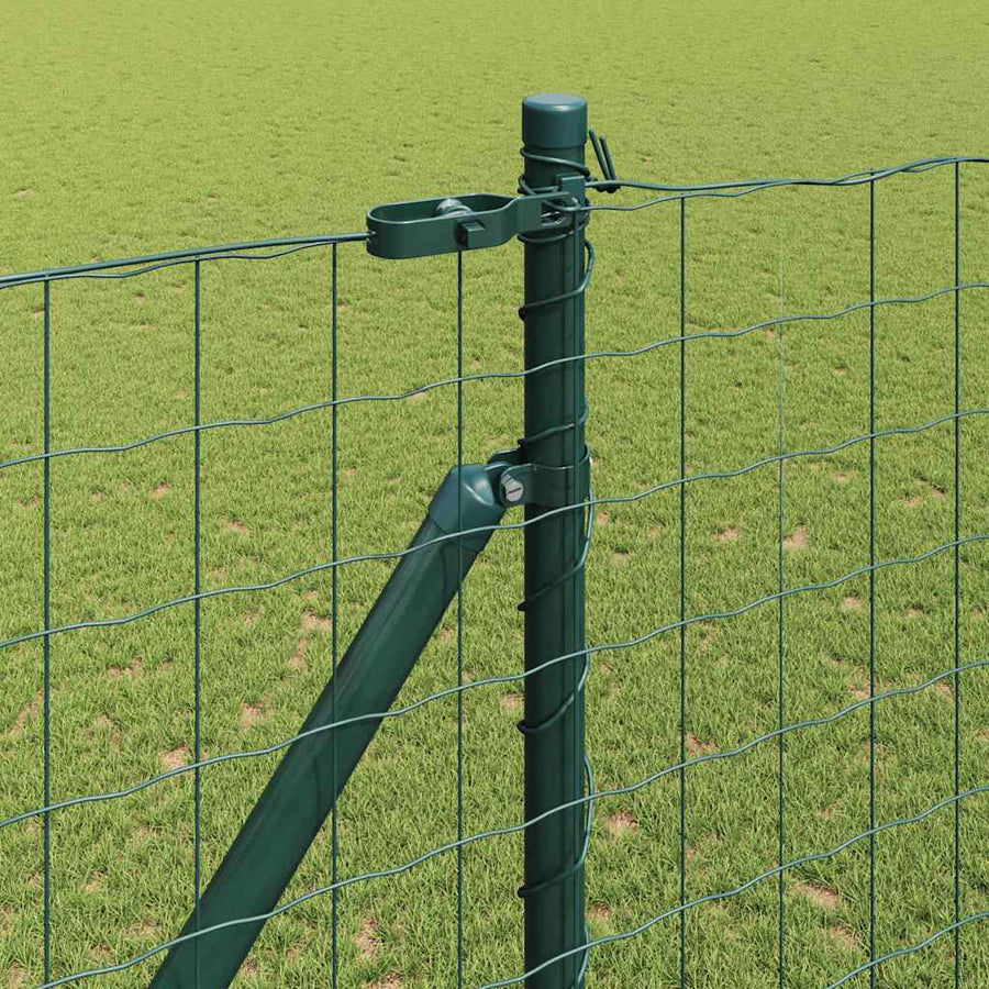 Hek met Paal Groen 1,5 x 10 m Staal