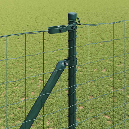Hek met Paal Groen 1,6 x 10 m Staal en PVC