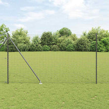 Hek met Paal Grijs 1,5 x 10 m Staal en PVC