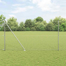 Hek met Paal Zilver 1,5 x 10 m Staal