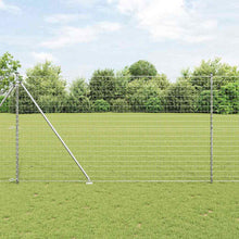 Hek met Paal Zilver 1,5 x 10 m Staal