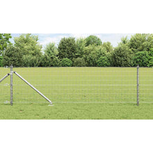 Hek met Paal Zilver 0,6 x 10 m Staal