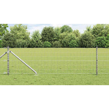 Hek met Paal Zilver 0,8 x 10 m Staal