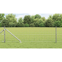 Hek met Paal Zilver 0,6 x 25 m Staal
