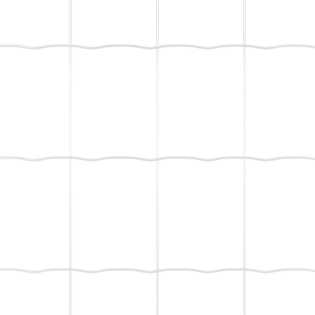 Hek met Paal Zilver 0,6 x 50 m Staal