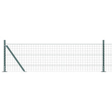 Hek met Paal Groen 0,6 x 10 m Staal en PVC
