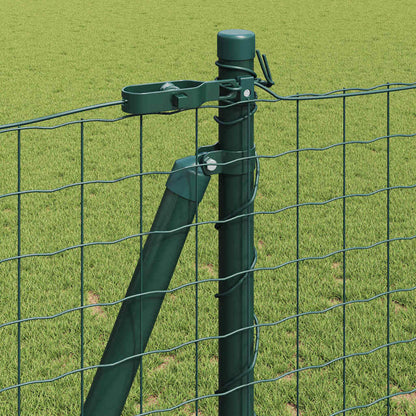 Hecke met palen Groen 1.2 x 10 m Staal