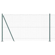 Hecke met palen Groen 1.2 x 10 m Staal