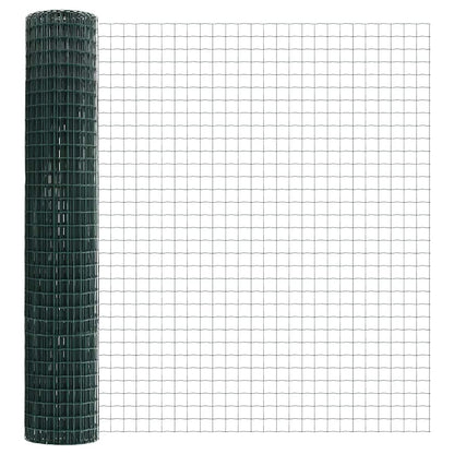Hecke met palen Groen 1.5 x 10 m Staal