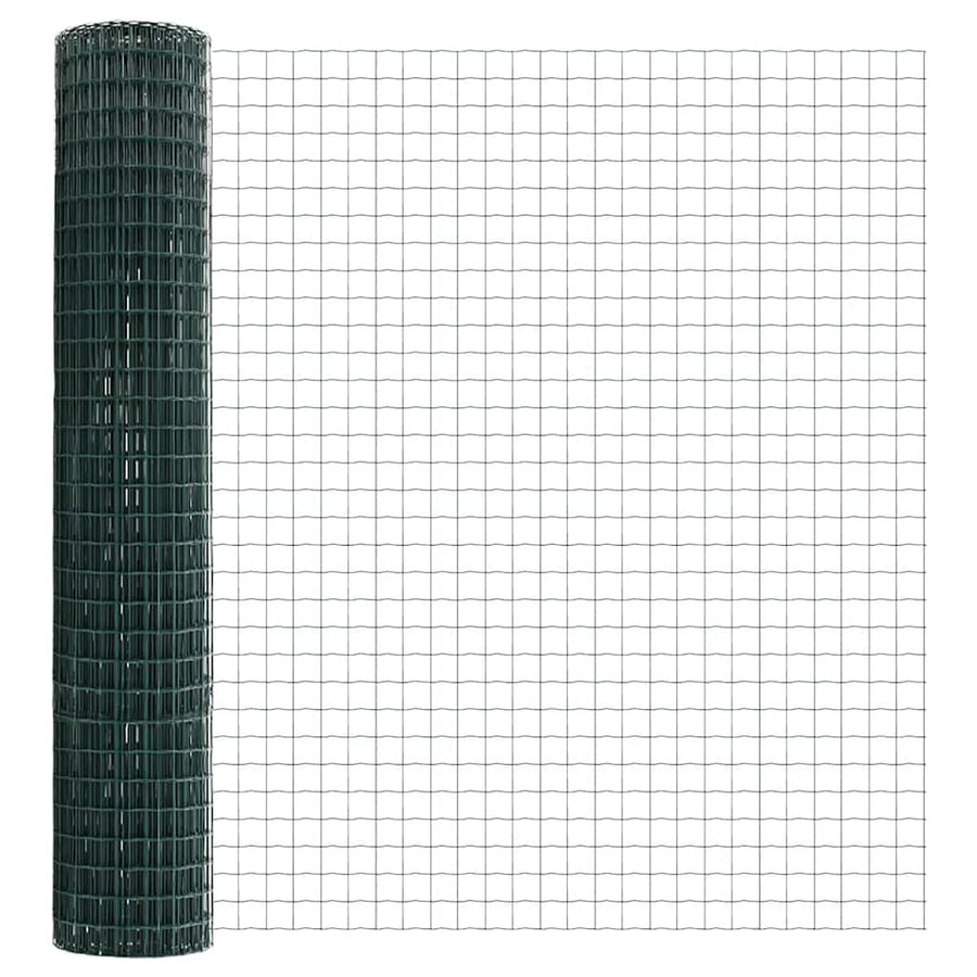 Hecke met palen Groen 1.5 x 10 m Staal