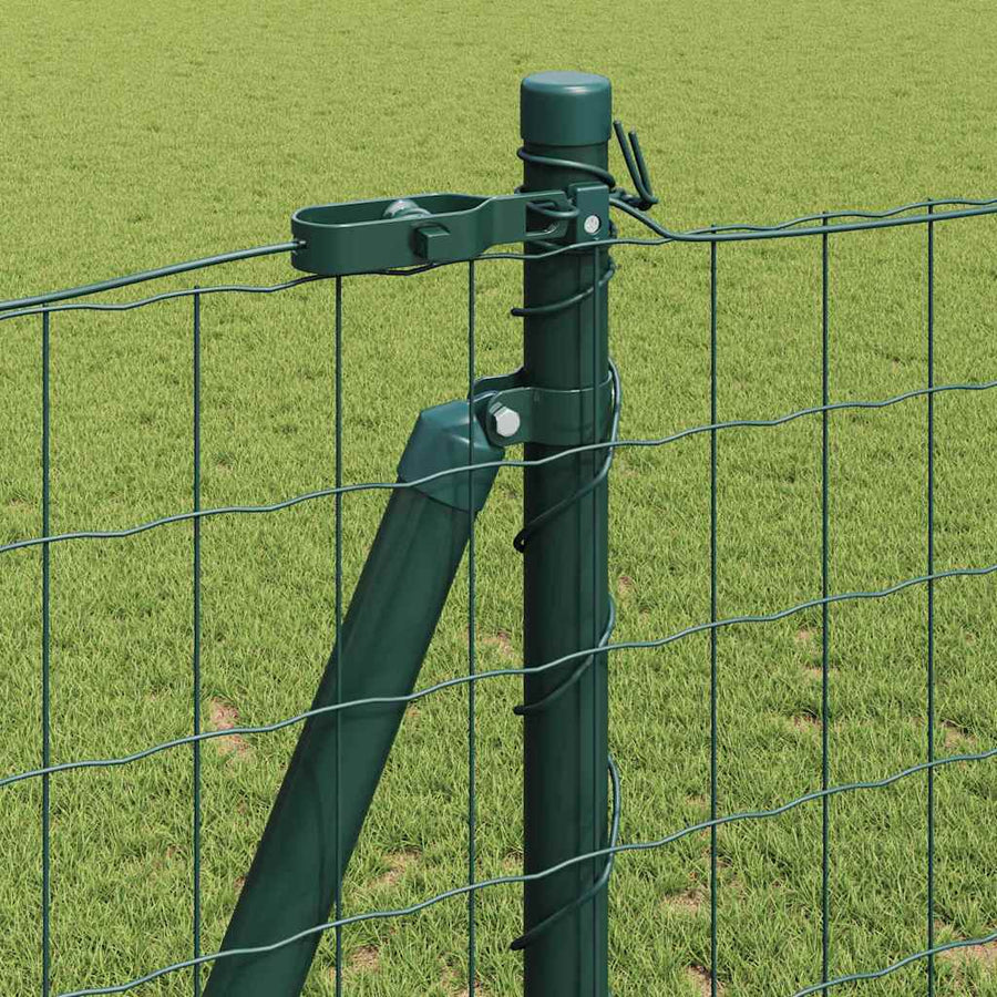 Hek met Paal Groen 1,2 x 10 m Staal en PVC
