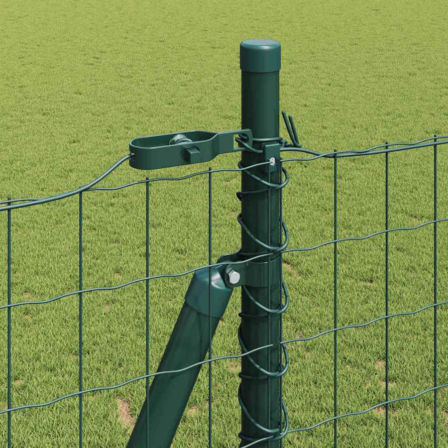 Hek met Paal Groen 1,5 x 10 m Staal en PVC