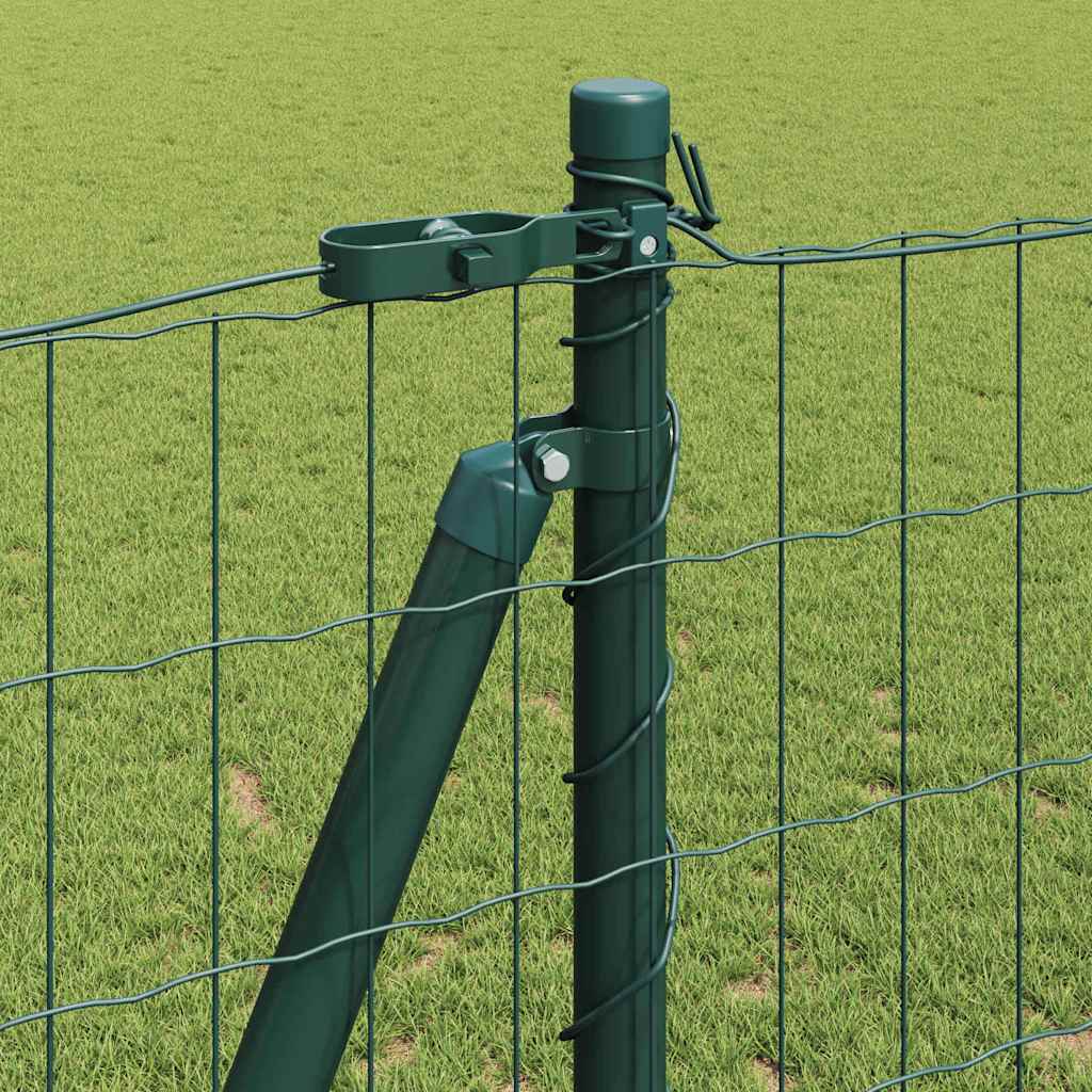 Hek met Paal Groen 1,2 x 10 m Staal en PVC