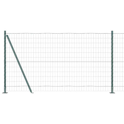 Hek met Paal Groen 1,2 x 10 m Staal en PVC
