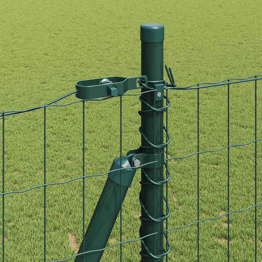 Hek met Paal Groen 1,4 x 10 m Staal en PVC