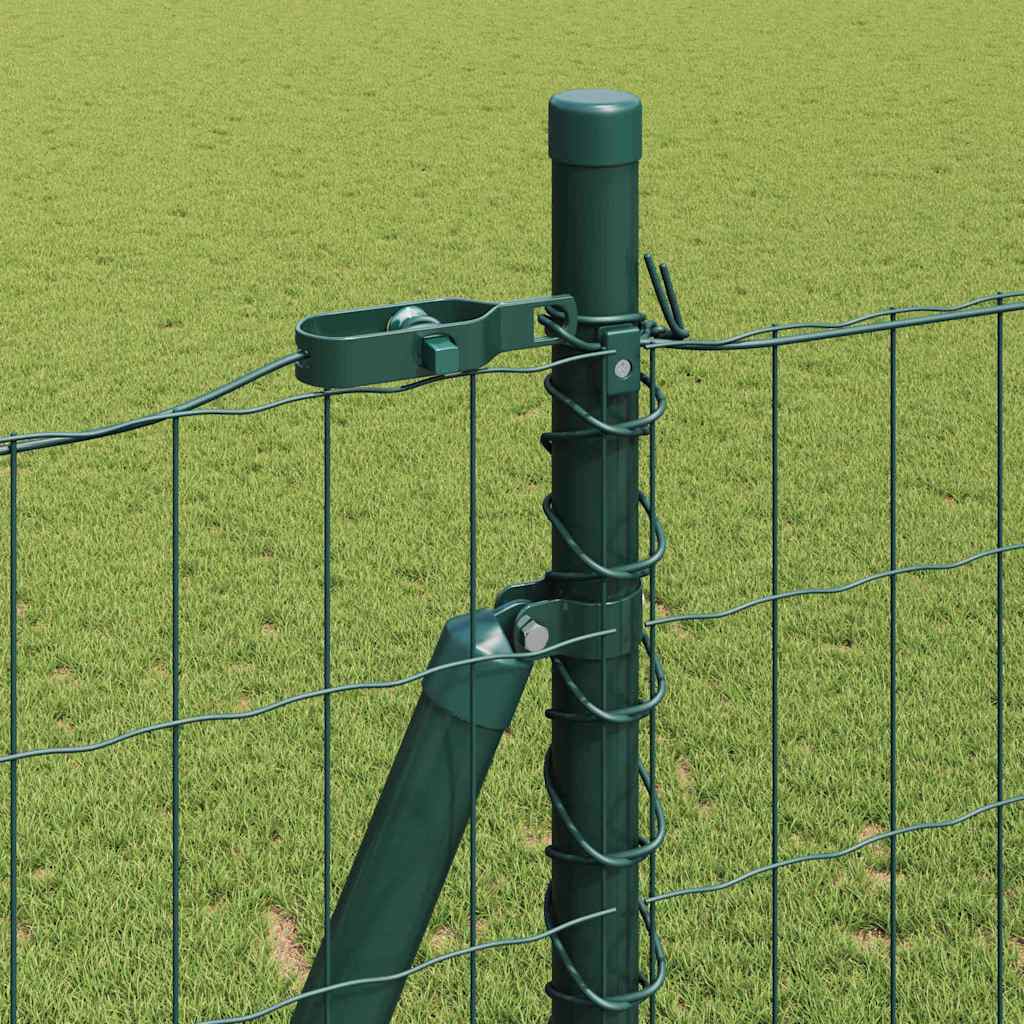 Hek met Paal Groen 1,5 x 10 m Staal en PVC