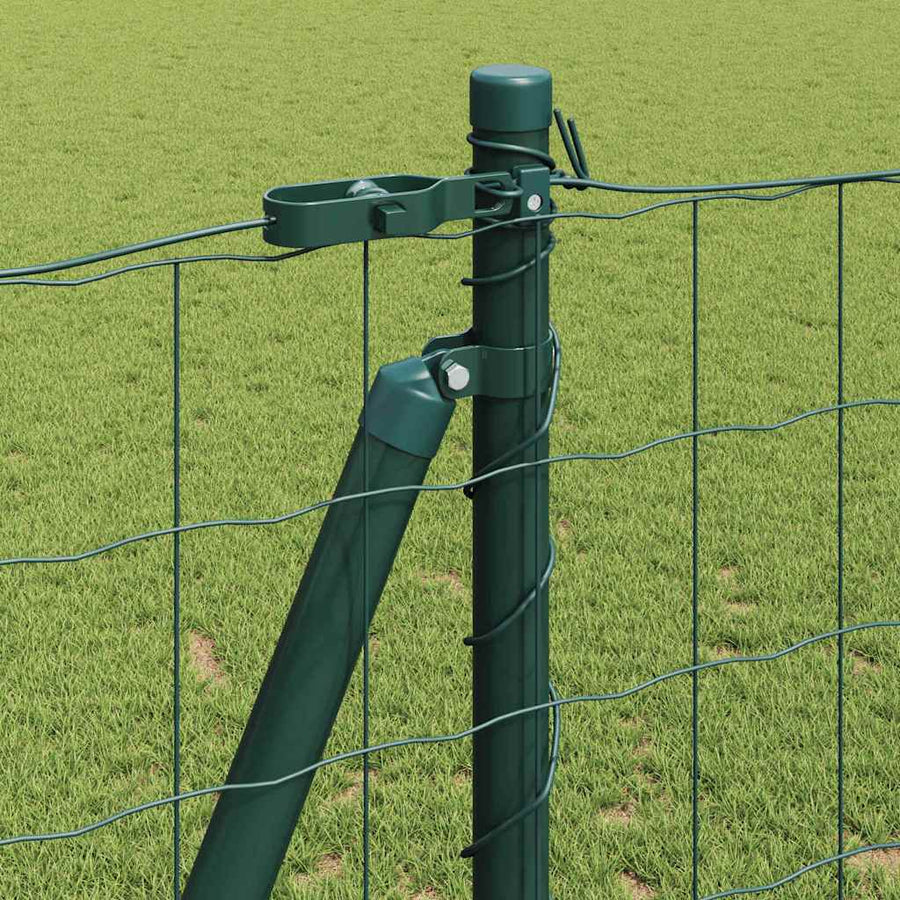 Hek met Paal Groen 1,2 x 10 m Staal en PVC