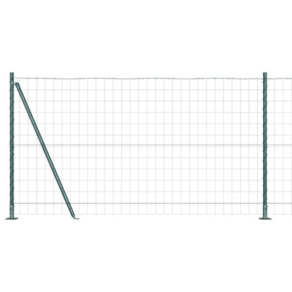 Hek met Paal Groen 1,2 x 10 m Staal en PVC