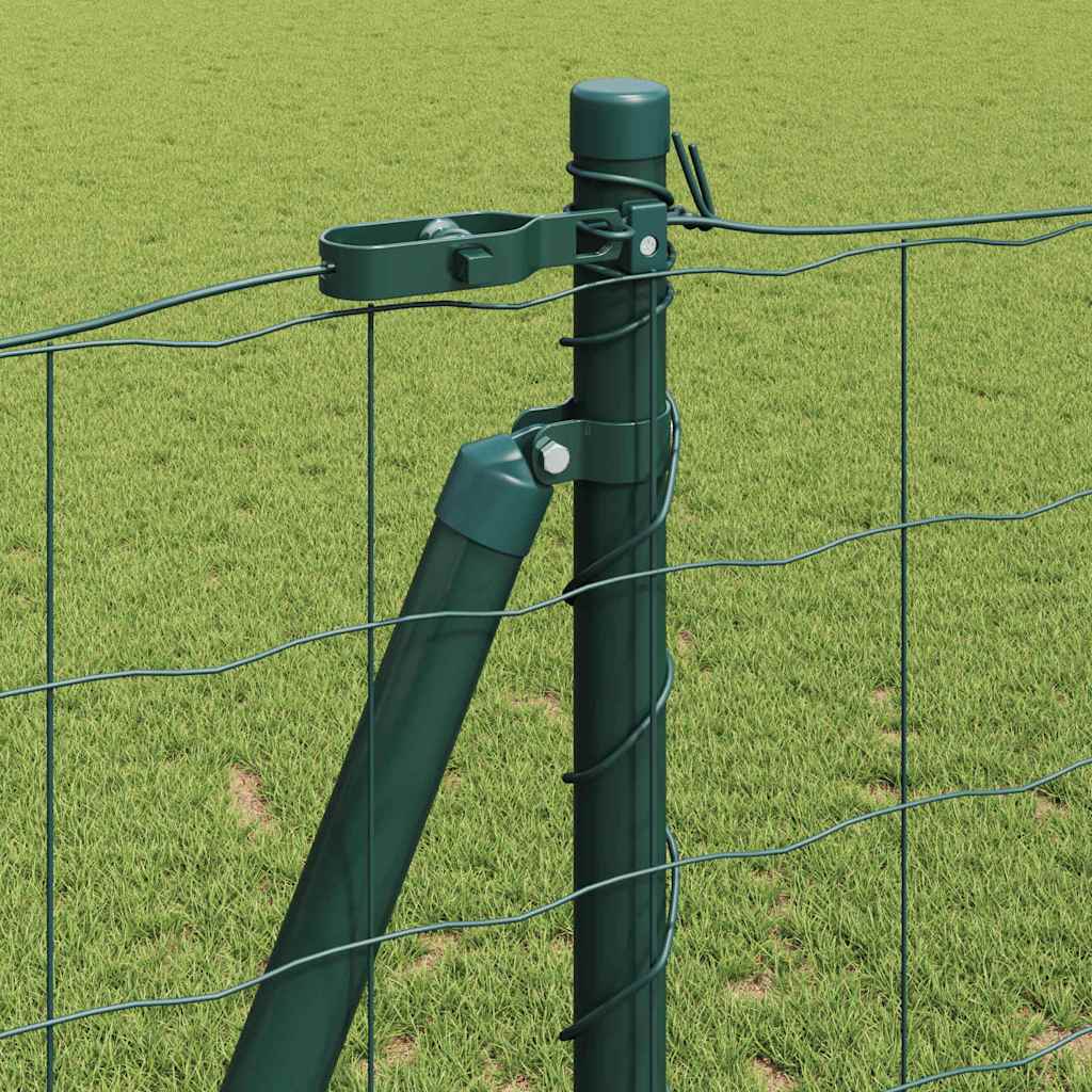 Hek met Paal Groen 1,2 x 10 m Staal