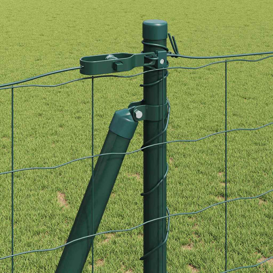 Hek met Paal Groen 1,2 x 10 m Staal