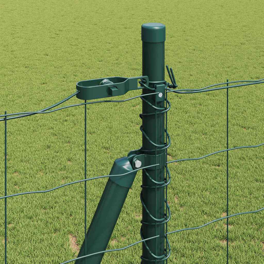 Hek met Paal Groen 1,4 x 10 m Staal en PVC