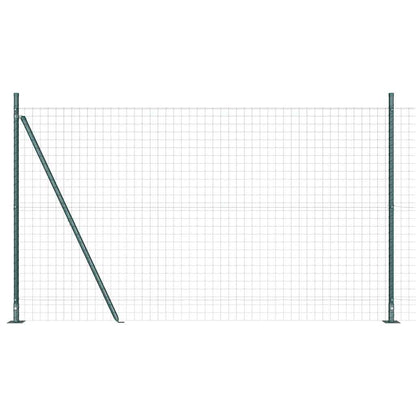 Hek met Paal Groen 1,2 x 25 m Staal en PVC