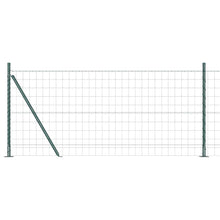Hek met Paal Groen 0,8 x 25 m Staal en PVC