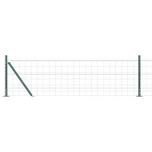Hek met Paal Groen 0,4 x 25 m Staal en PVC