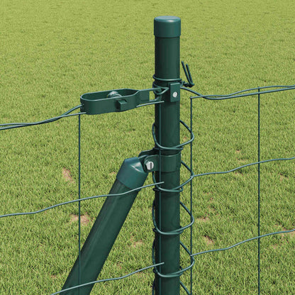 Hek met Paal Groen 0,8 x 25 m Staal