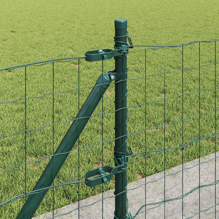 Hek met Paal Groen 0,4 x 10 m Staal en PVC