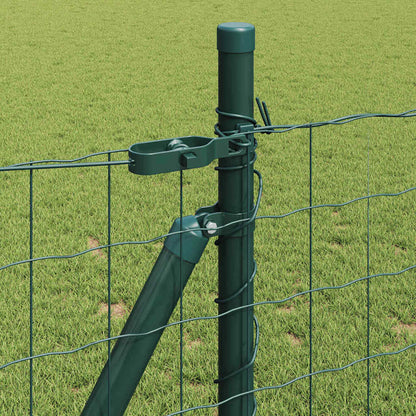 Hek met Paal Groen 1 x 10 m Staal