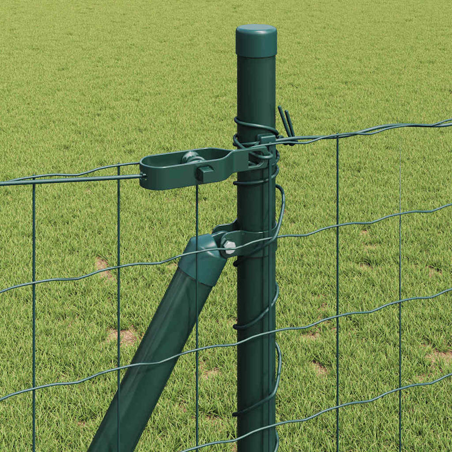 Hek met Paal Groen 1 x 10 m Staal