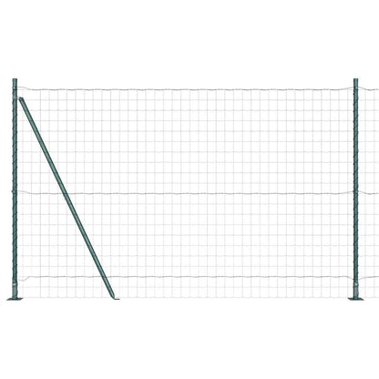 Hek met Paal Groen 1,4 x 10 m Staal en PVC