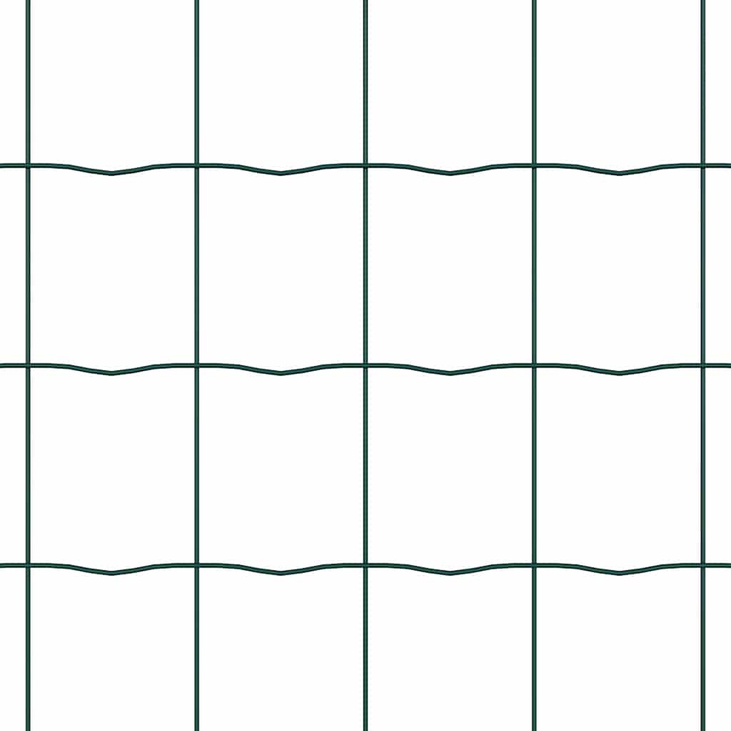 Euro Fence met 13 Flenspalen 0,6x25 m Gegalvaniseerd Staal