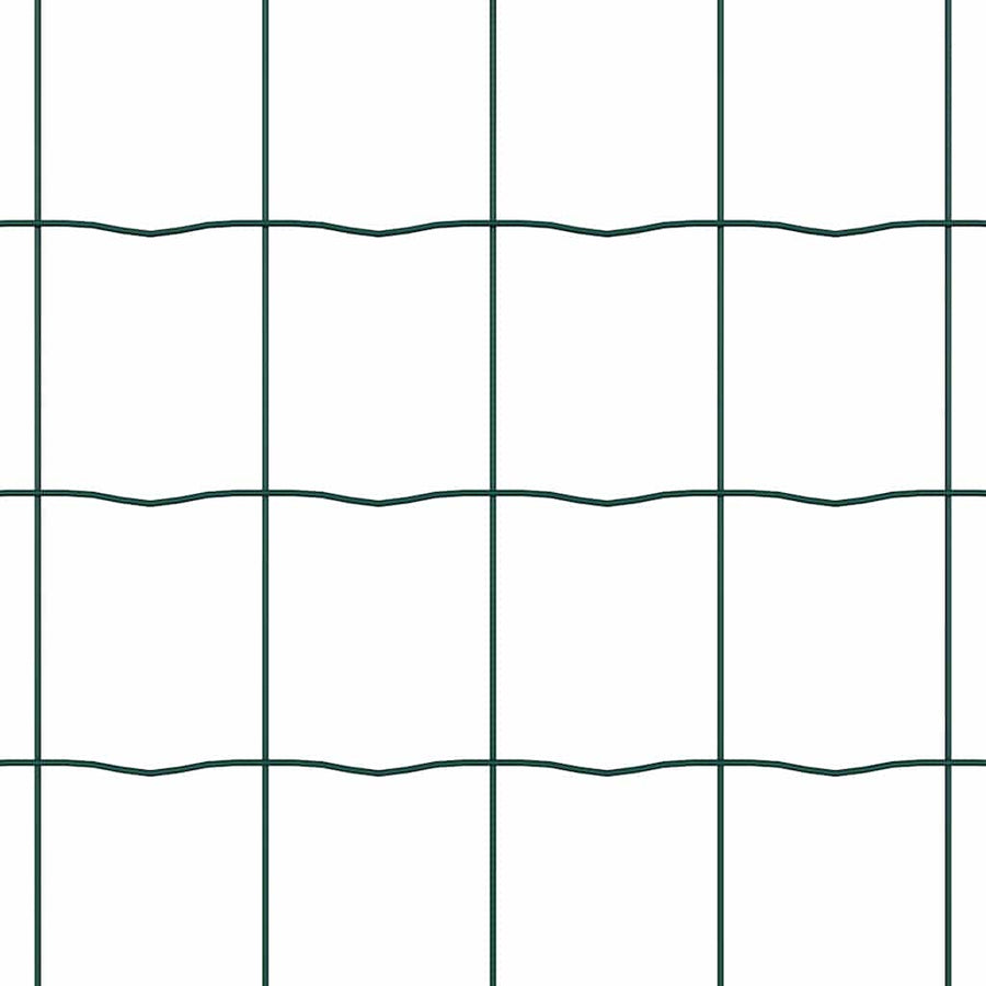 Euro Fence met 13 Flenspalen 0,6x25 m Gegalvaniseerd Staal