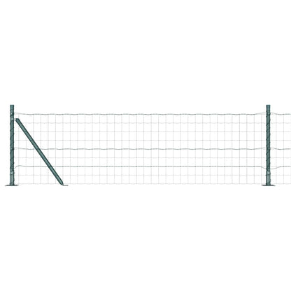 Euro Fence met 13 Flenspalen 0,6x25 m Gegalvaniseerd Staal