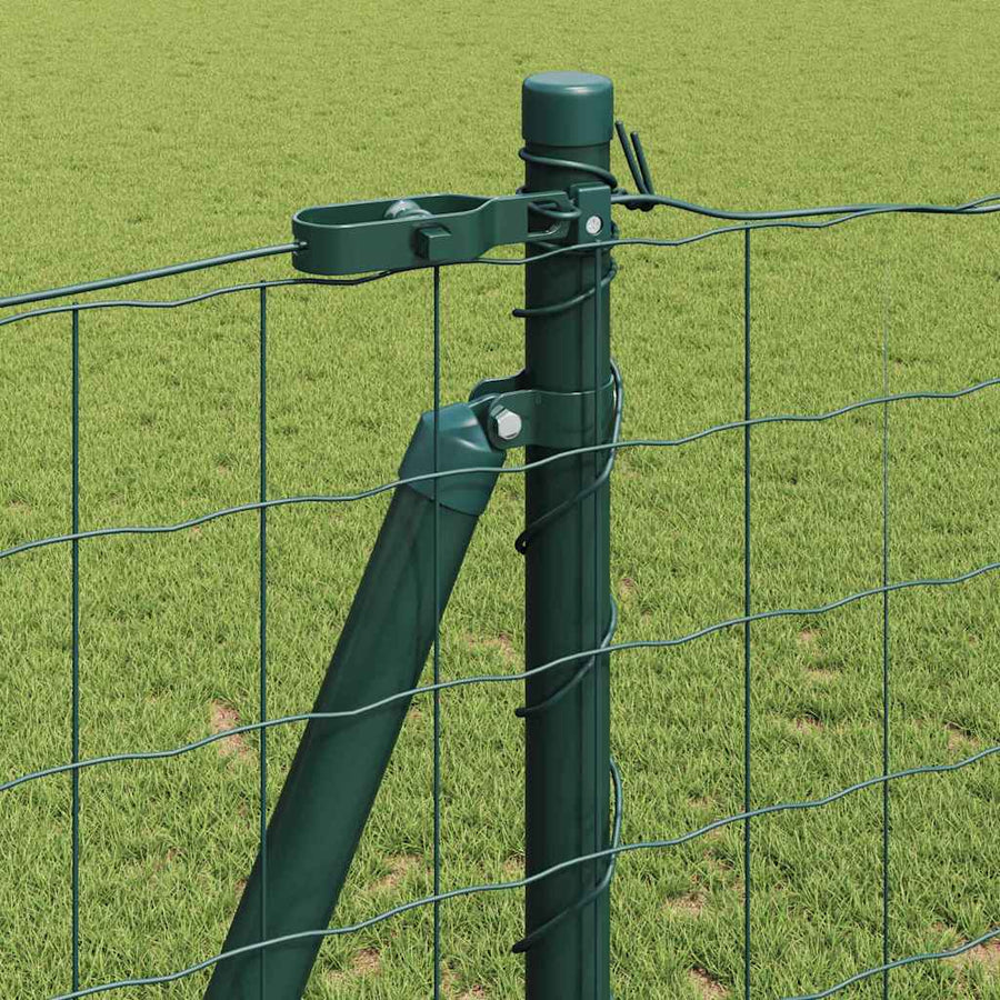 Hek met Paal Groen 1,2 x 25 m Staal