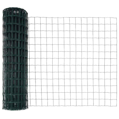 Hek met Paal Groen 1,2 x 25 m Staal
