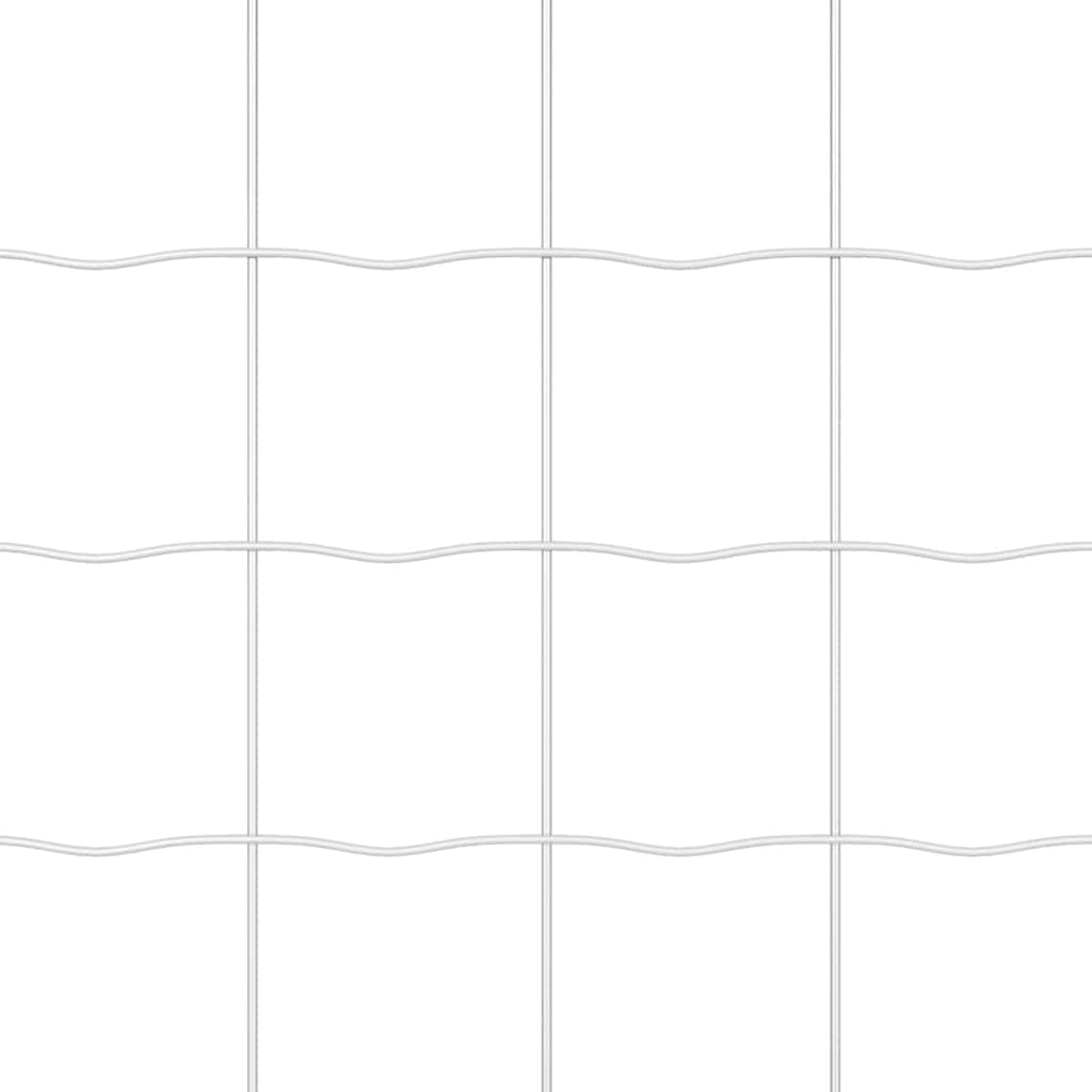 Hek met Paal Zilver 1,4 x 10 m Staal