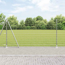 Hek met Paal Zilver 1,2 x 10 m Staal
