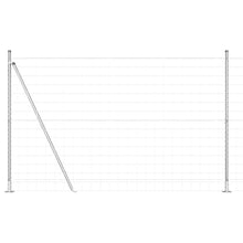 Hek met Paal Zilver 1,4 x 10 m Staal