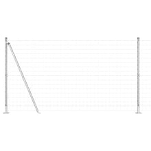 Hek met Paal Zilver 1,2 x 25 m Staal