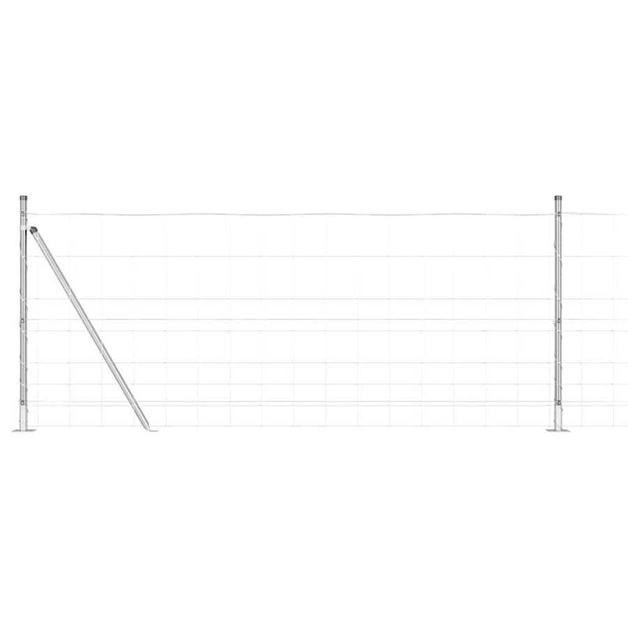 Afrasteringspaal Gegalvaniseerd 25 x 1 m Staal