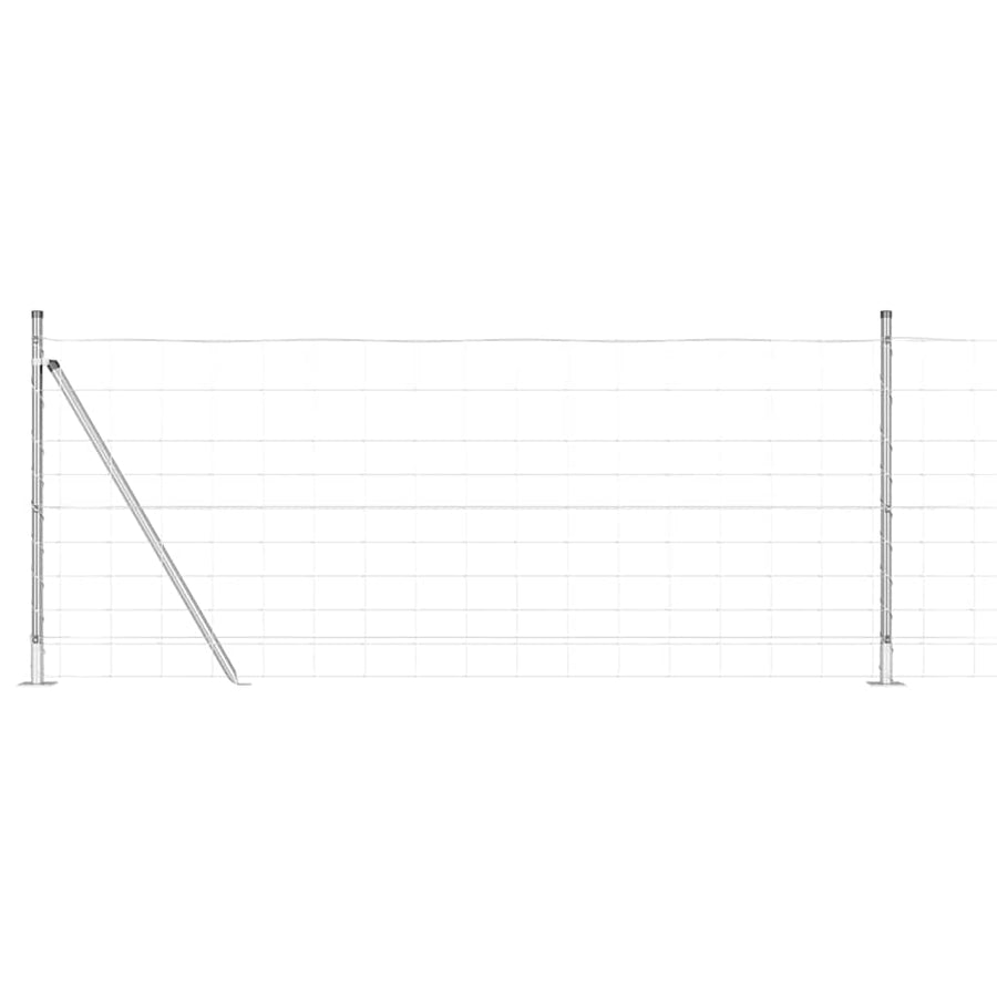 Afrasteringspaal Gegalvaniseerd 25 x 1 m Staal