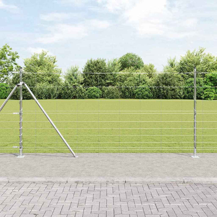 Afrasteringspaal Gegalvaniseerd 25 x 1,2 m Staal