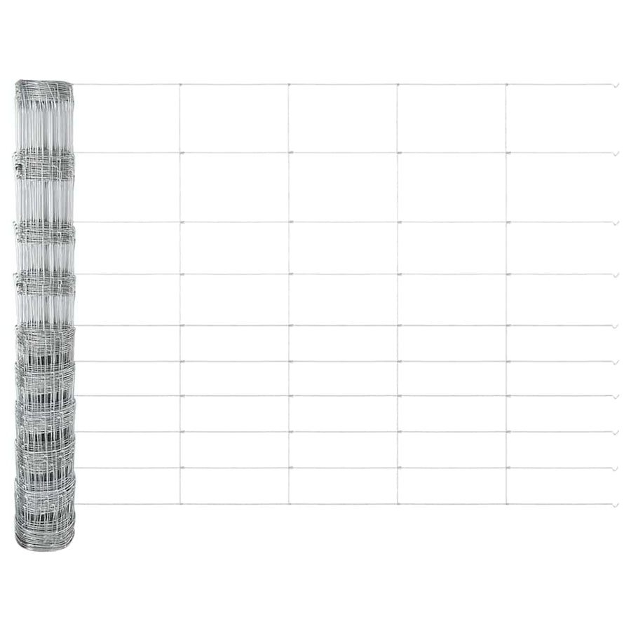 Afrasteringspaal Gegalvaniseerd 25 x 1,2 m Staal