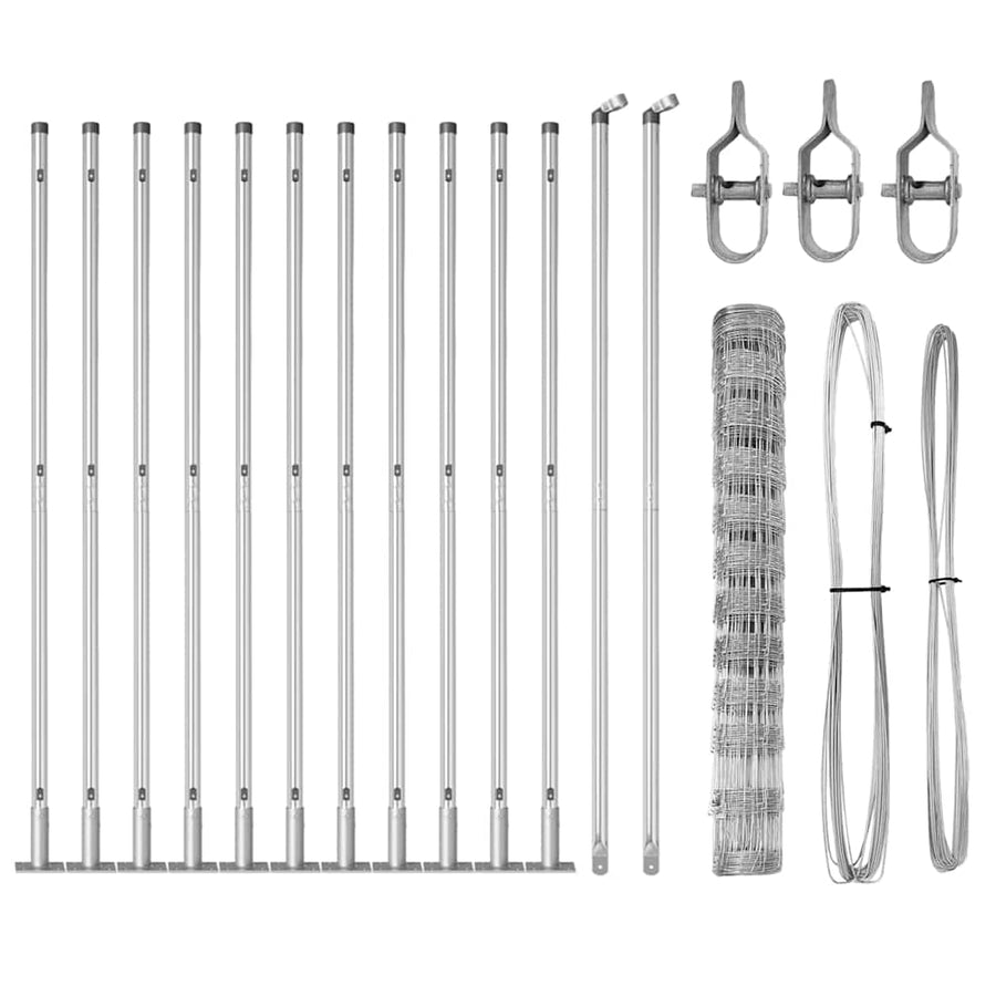Afrasteringspaal Gegalvaniseerd 25 x 1,2 m Staal